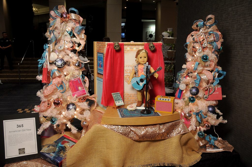 One of the decorated trees at the Trees of Hope Eclipse Ball 2017 at the Royal Sonesta Hotel Friday Dec. 01,2017. (Dave Rossman Photo)