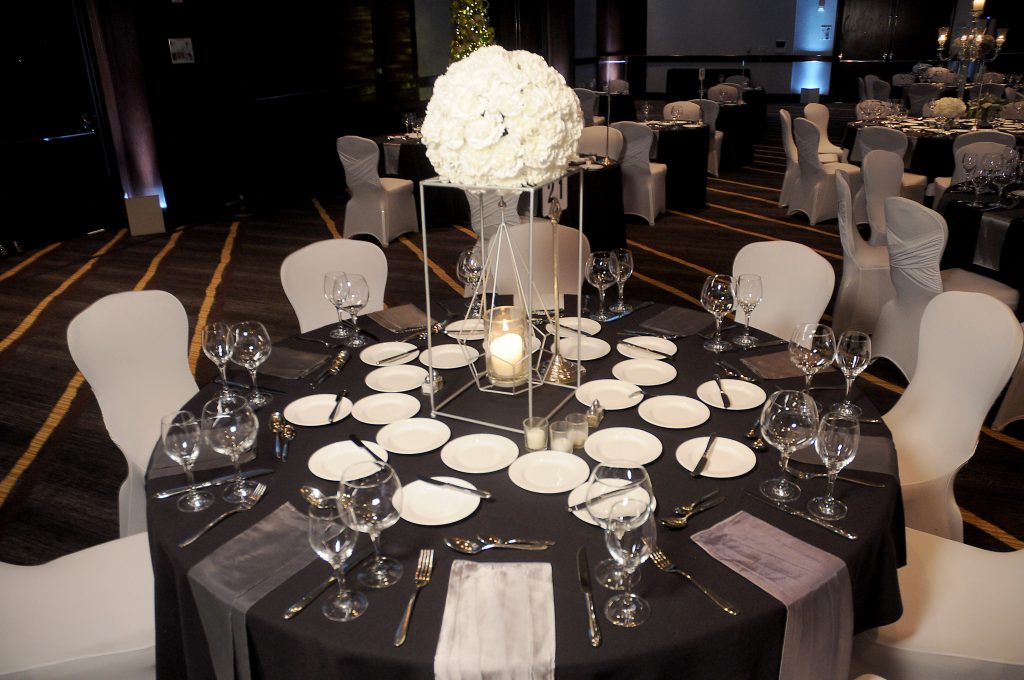 A table at the Trees of Hope Eclipse Ball 2017 at the Royal Sonesta Hotel Friday Dec. 01,2017. (Dave Rossman Photo)