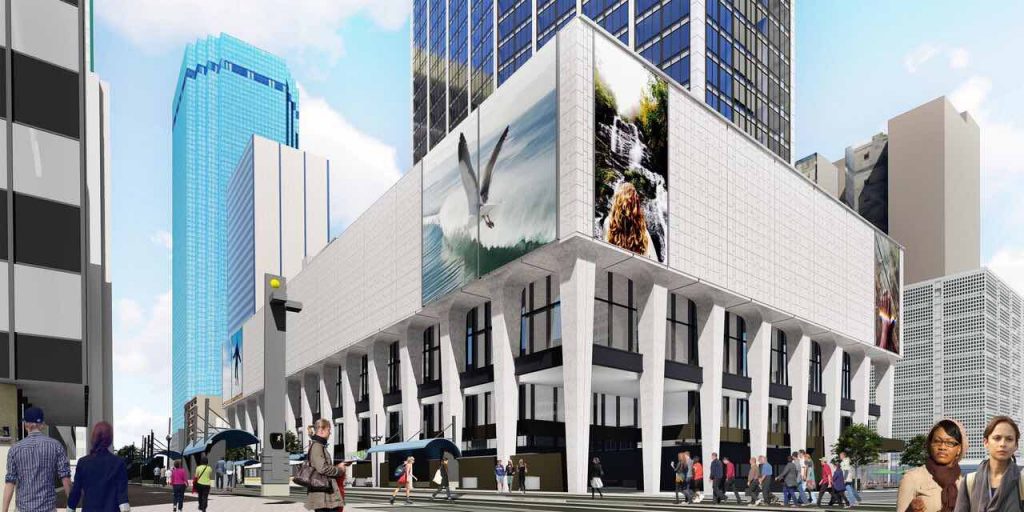 Drever Capital Management is redeveloping the long vacant building as a hotel, luxury residences, office space and retail space. 