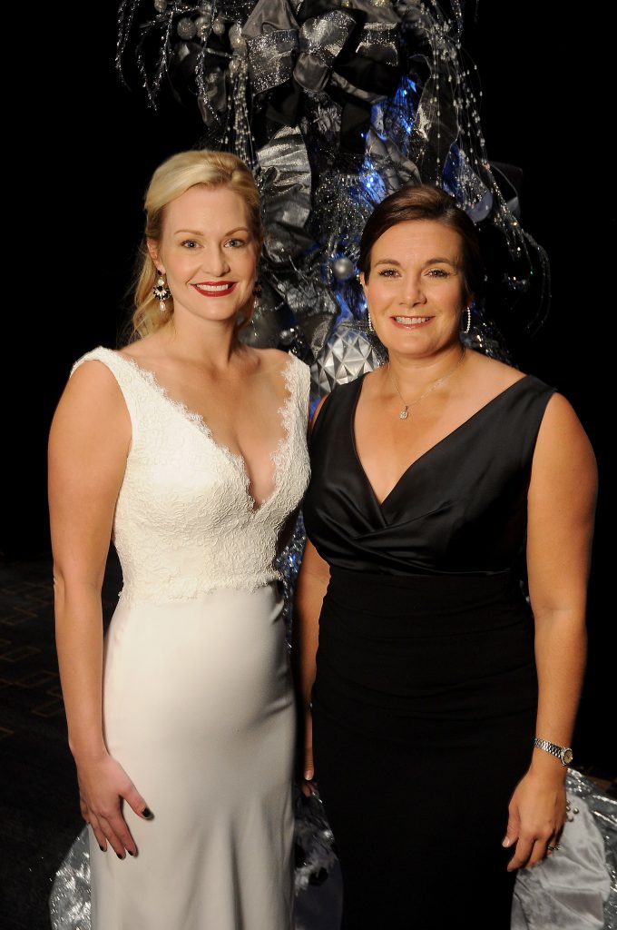 Co-chairs Ashley Beecher and Shanna Bass at the Trees of Hope Eclipse Ball 2017 at the Royal Sonesta Hotel Friday Dec. 01,2017. (Dave Rossman Photo)