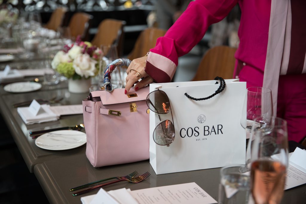 Tina Craig of Bag Snob co-hosted the lunch.