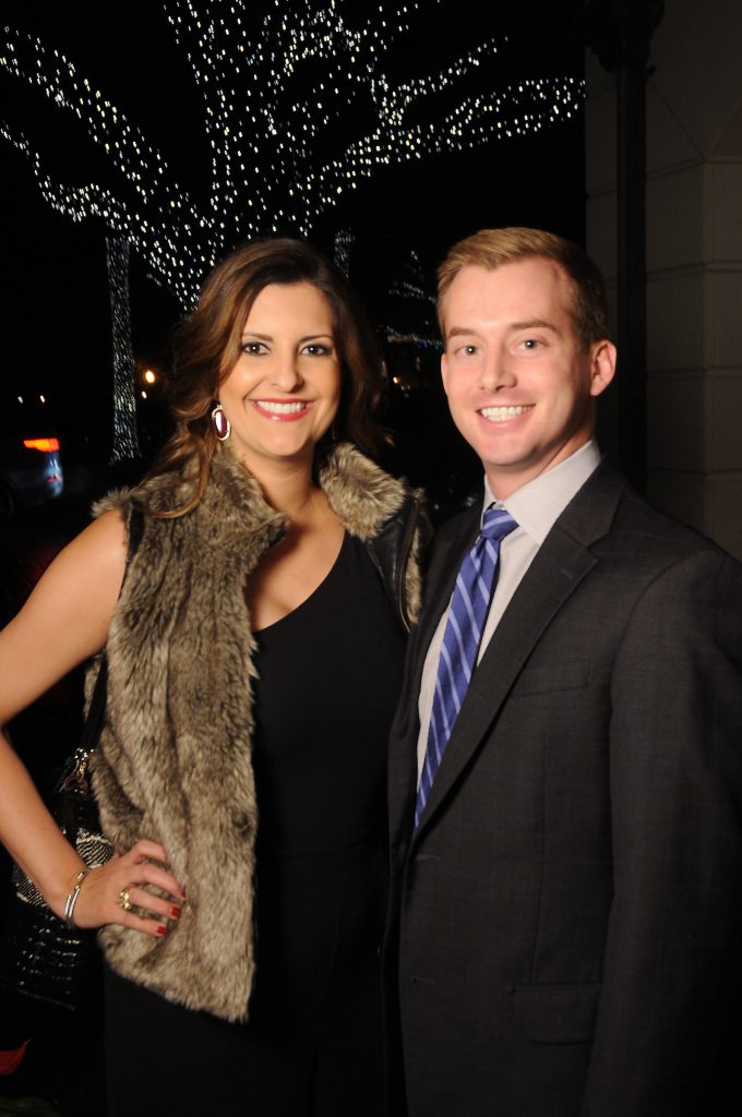 Zach Wheeler and Dana Endres at the M.D. Anderson Santa's Elves party Thursday Dec. 07,2017. (Dave Rossman Photo)