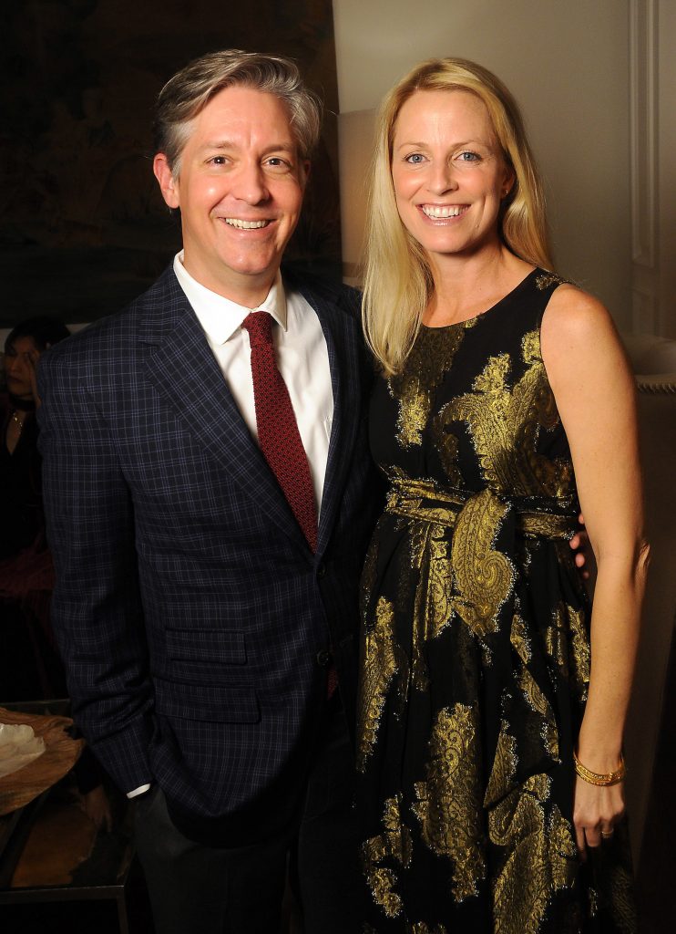 Brooke and Holden Rushing at the M.D. Anderson Santa's Elves party Thursday Dec. 07,2017. (Dave Rossman Photo)