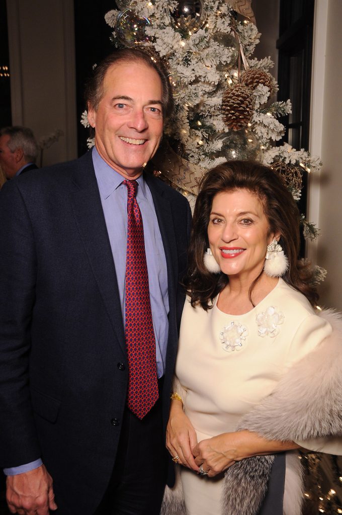 Dancie and Jim Ware at the M.D. Anderson Santa's Elves party Thursday Dec. 07,2017. (Dave Rossman Photo)