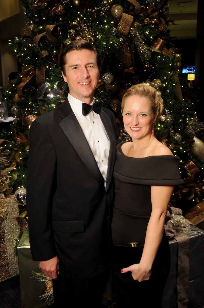 Katie and Bryan Leonard at the Trees of Hope Eclipse Ball 2017 at the Royal Sonesta Hotel Friday Dec. 01,2017. (Dave Rossman Photo)