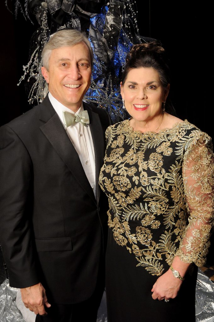 Lesha and Tom Elsenbrook at the Trees of Hope Eclipse Ball 2017 at the Royal Sonesta Hotel Friday Dec. 01,2017. (Dave Rossman Photo)