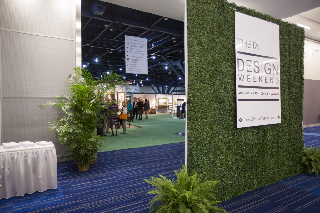 Theta Design Weekend preview party at the George R. Brown