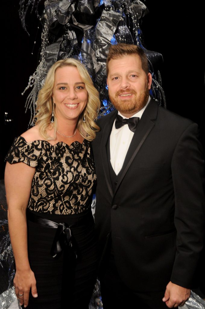 Sara and Dennis Sousa at the Trees of Hope Eclipse Ball 2017 at the Royal Sonesta Hotel Friday Dec. 01,2017. (Dave Rossman Photo)