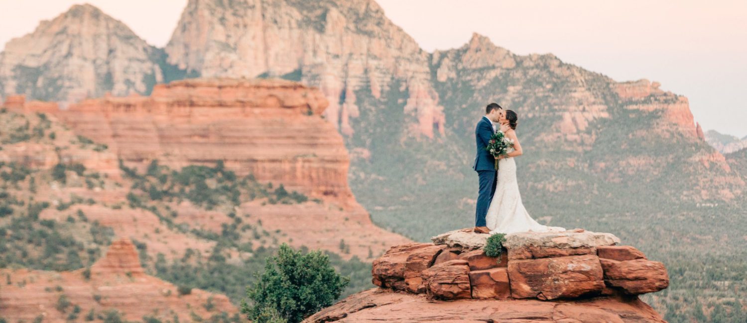 Heather Rogers & Ben Nichols wedding in Sedona, AZ (Photo by Vienna Glenn Photography)