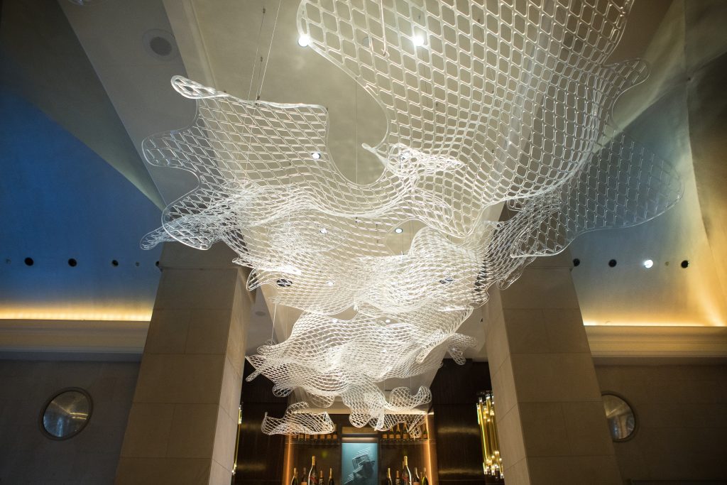 Dallas-based design firm waldrop+nichols renovated the storied hotel's lobby. 