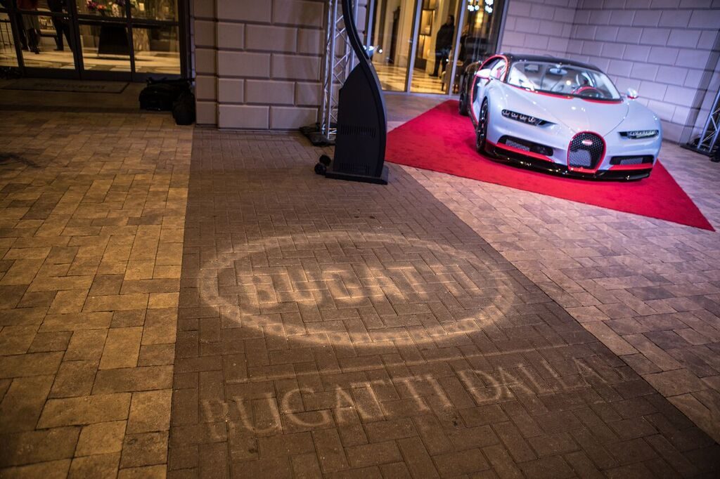 Bugatti Dallas and Absolut Elyx threw a party to celebrate the first Chiron in Texas. 