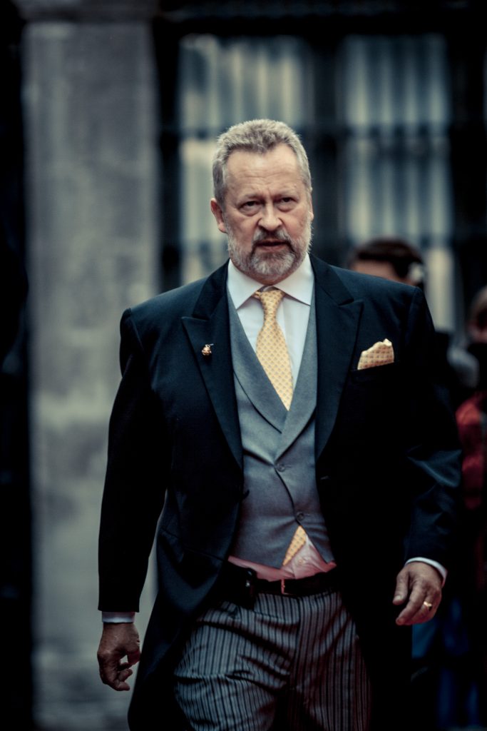 The bride's father Prince Piotr Galitzine is a Russian aristocrat.