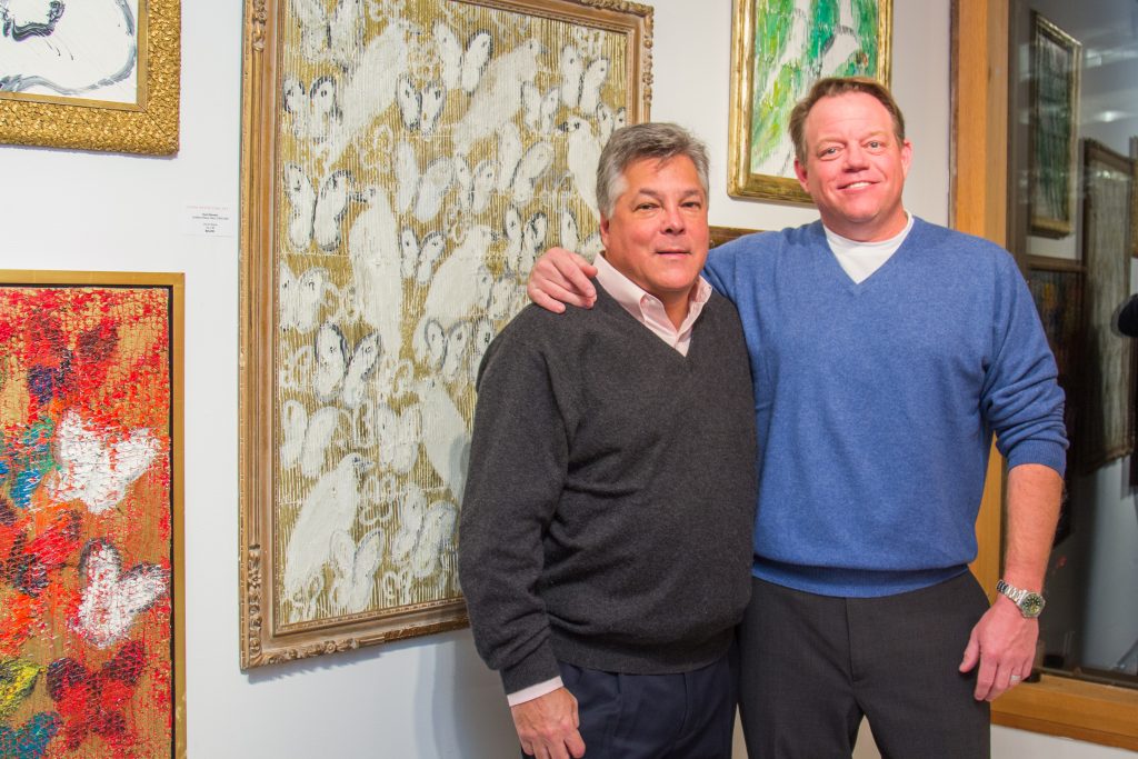 Hunt Slonem Opening and Book Signing at Laura Rathe Fine Art