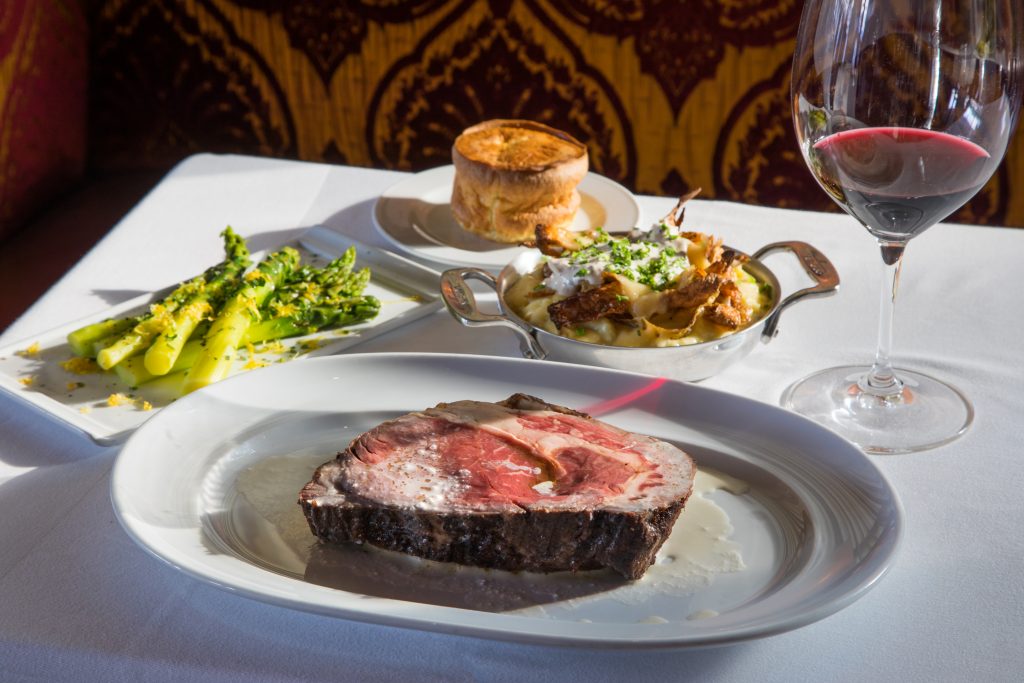 USDA prime beef is the centerpiece of the beautifully crafted menu at Cafe Annie. 