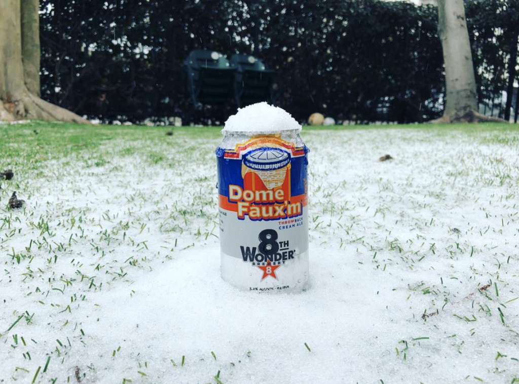 This weather brings a whole new meaning to cracking open a cold one--@8thwonderbrew