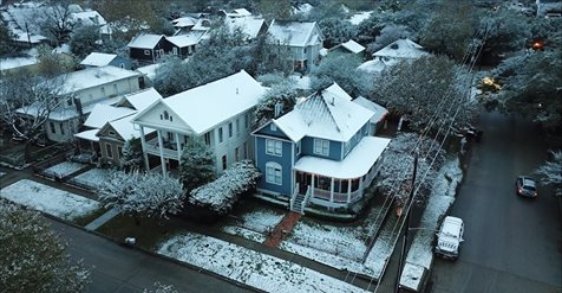 The roof is the opposite of on fire, according to this drone's aerial shot--@outdorkitchen