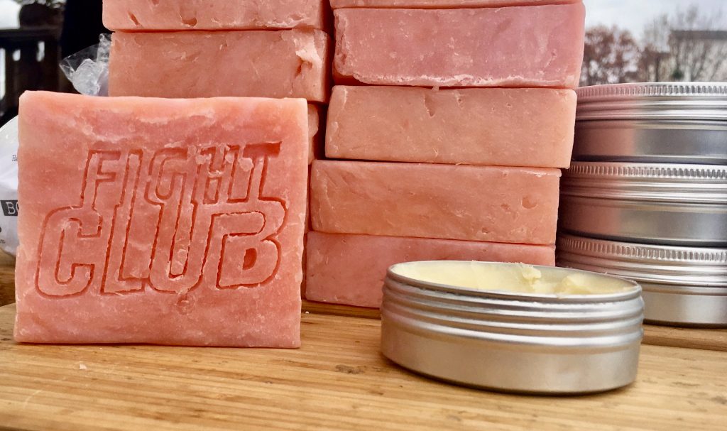 You can buy this soap at the market or their online store. But don't forget, the things you own end up owning you. 