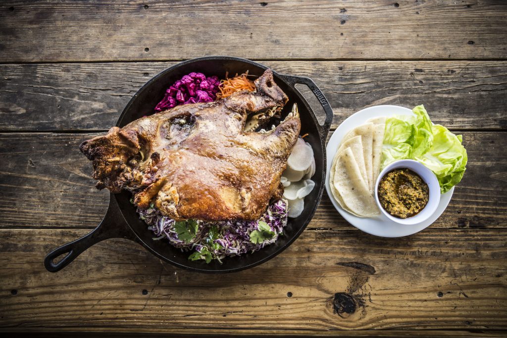 Shepherd is not afraid to take risks, like with his Half a Pig Head dish at The Hay Merchant.