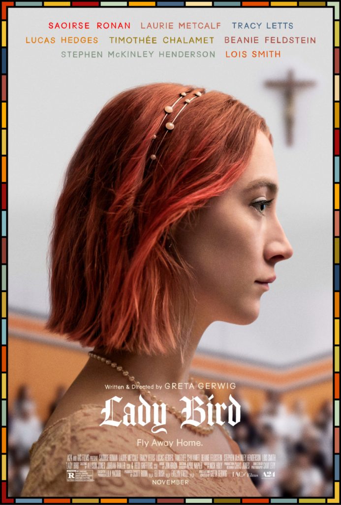 The Houston Film Critics Society showed lots of love to Lady Bird, honoring it with Best Picture, Best Direction of a Motion Picture, and Best Screenplay. 