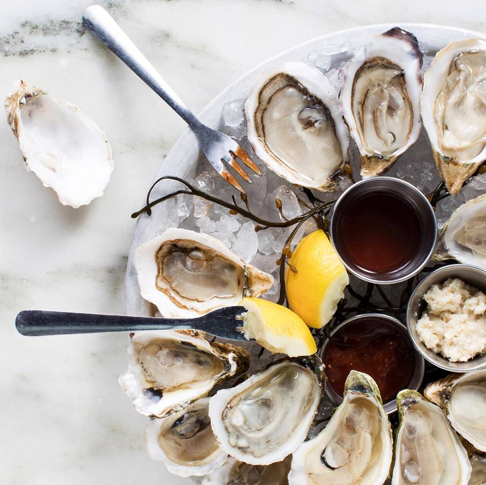 Loch Bar serves oysters from all over, Northeast to the Gulf Coast and beyond. 