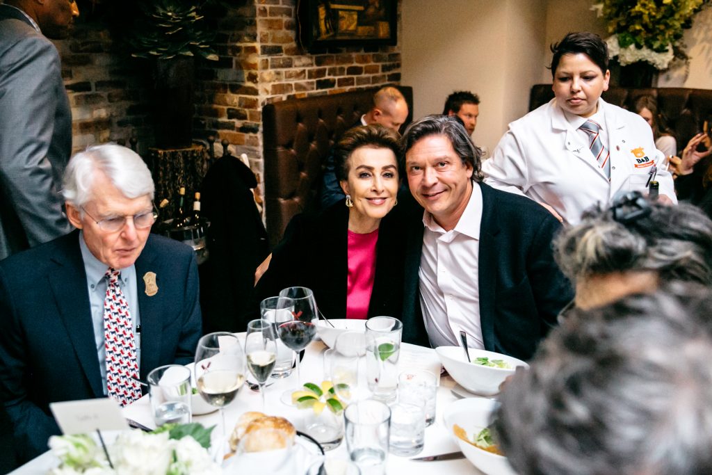 Fort Worth's Mercedes Bass, seen her with Tommy Smith at B&B Butchers in Fort Worth, joins The Salonièrre 100.