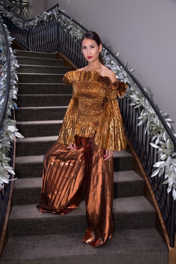 Christian Siriano gown at Elizabeth Anthony