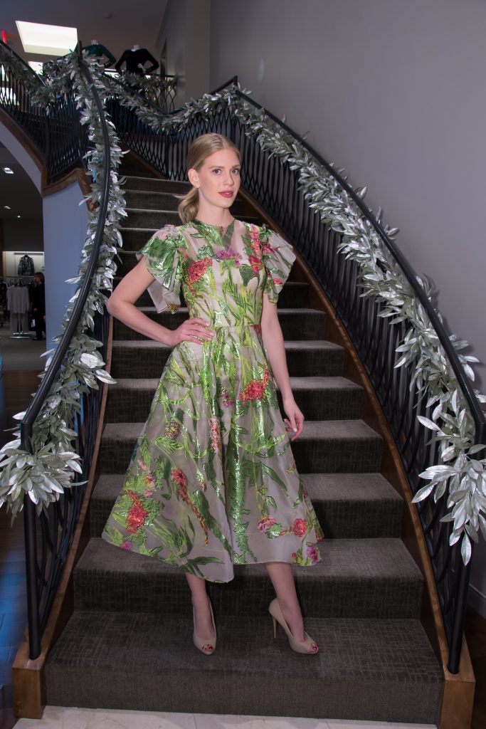 Christian Siriano gown at Elizabeth Anthony