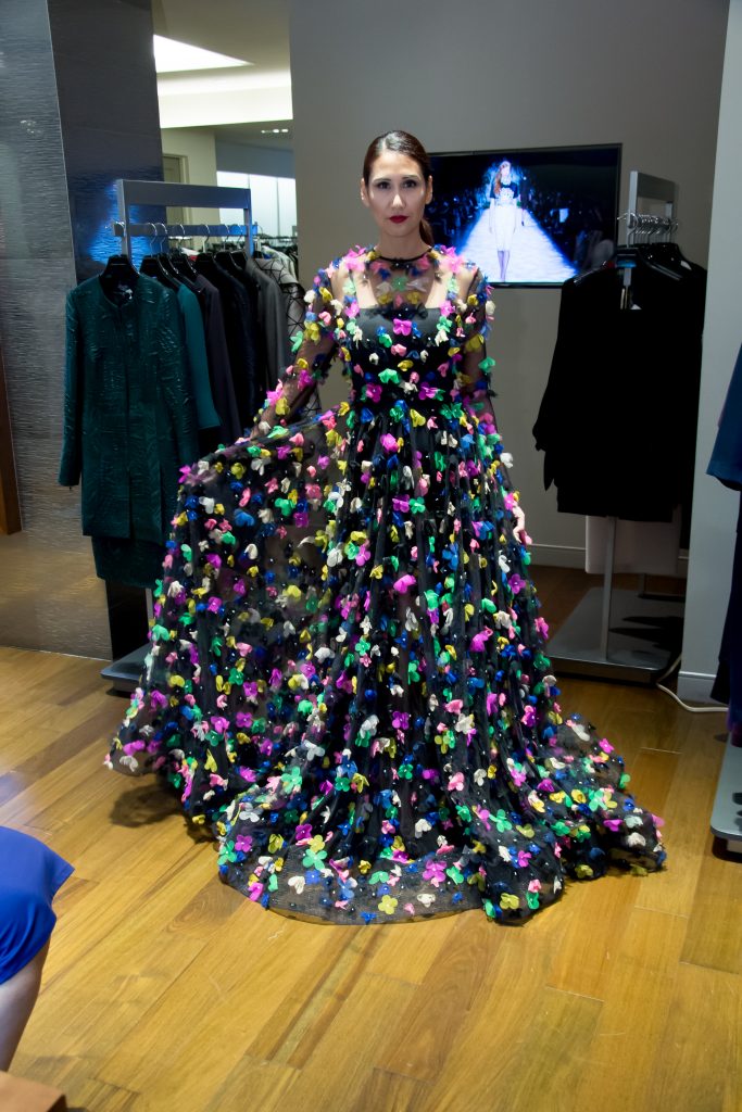 Christian Siriano gown at Elizabeth Anthony