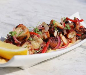 Ouzo Bay octopus