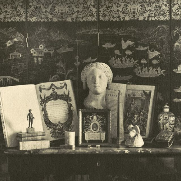 Via @wfmiddletonauthor: Dominique de Menil always mentioned the fact that there were no art collectors in her family, which was generally true, but it would have been difficult to grow up at the Val-Richer and not be sensitive to history and beautiful objects. (Courtesy of Anne Schlumberger)