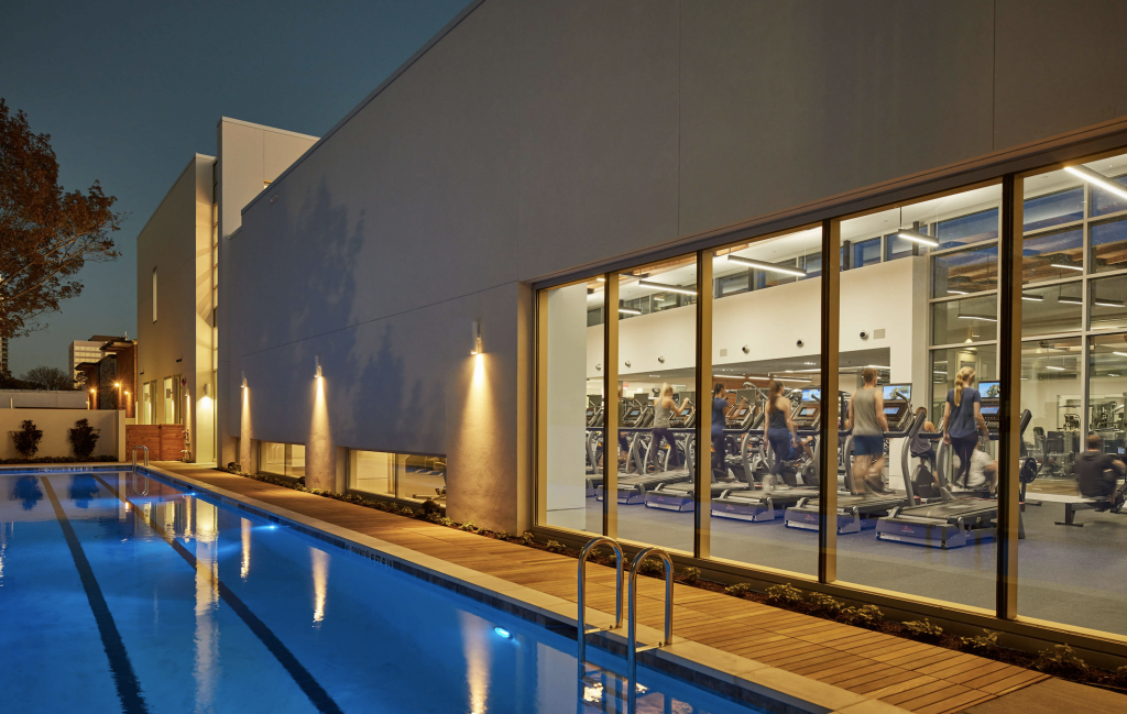 Members can reserve lanes in the pool. 