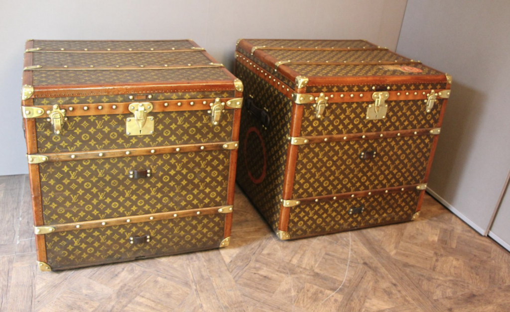 The distinctive DJ booth will be made from Louis Vuitton luggage. 
