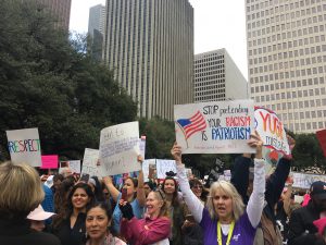 Women's March signs