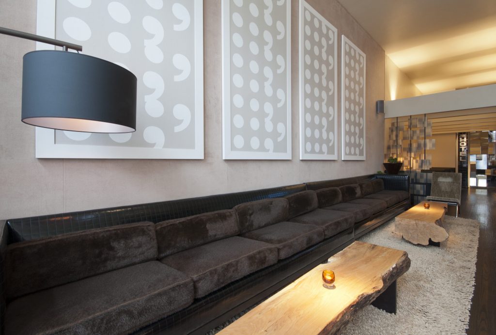 The bar area at Local