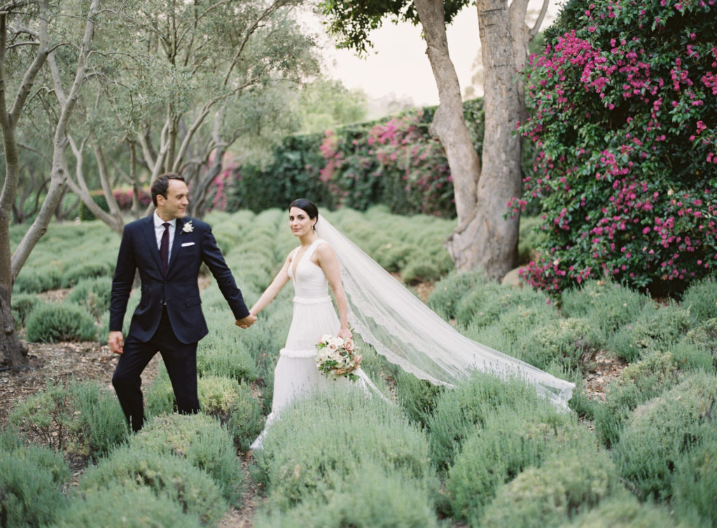 Elizabeth Esfahani/Robert Willey wedding at San Ysidro Ranch (Photo by Kurt Boomer Photography)