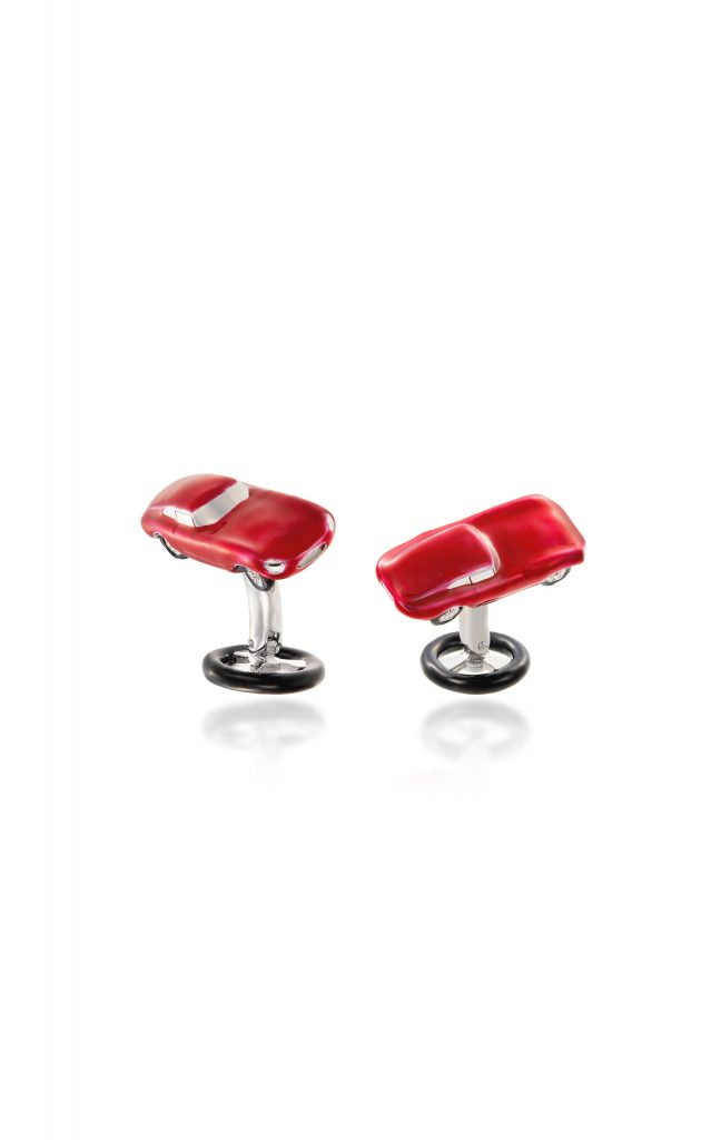 Jan Leslie Sports Car Sterling Silver Cufflinks, $450