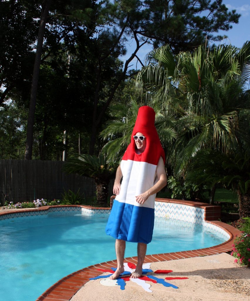 Dennis Nance's "Bomb Pop," 2016, was among the really cool Houston artists' offerings.