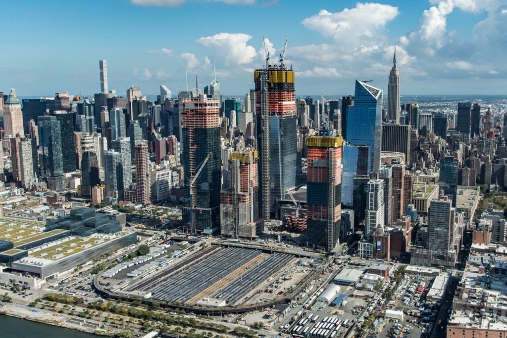 The Hudson Yards development is one of Manhattan's fastest-growing neighborhoods. 