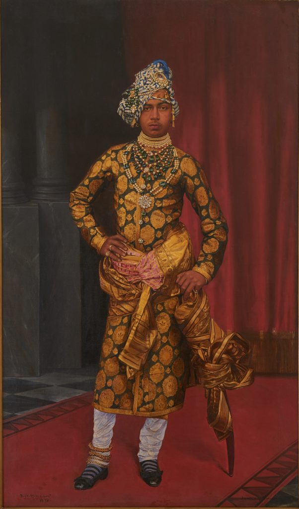 Bert Harris’ "Portrait of Maharaja Sardar Singh," 1896, at the Museum of Fine Arts, Houston (Collection Umaid Bhawan Palace, photo Neil Greentree)
