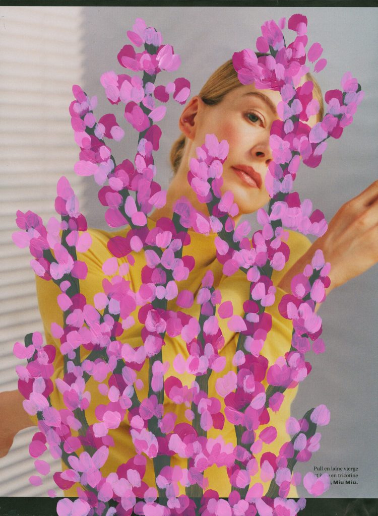 Untitled (Rosamund Pike by Masha Mel for L'Officiel, No. 1013, April, 2017) will be raffled off at this year's Art in Bloom