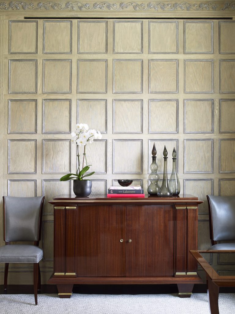 Jacques Adnet sideboard from Karl Kemp Antiques.