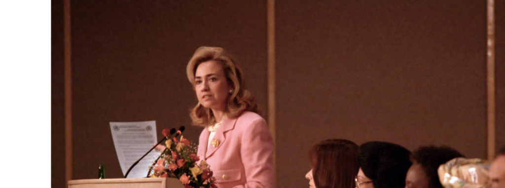 Hillary Clinton was a very visible First Lady who brought her own style.