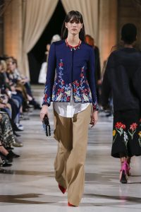 Oscar de la Renta fall '18 collection at New York Fashion Week