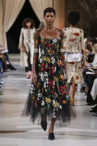 Oscar de la Renta fall '18 collection at New York Fashion Week
