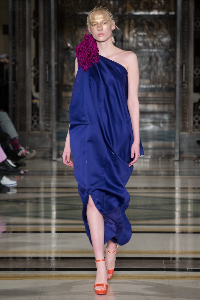 Yves Klein blue made an appearance too.