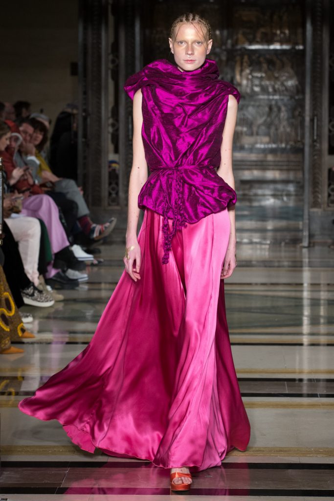 An evening look not for the faint of heart.