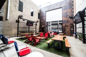 Frank's Backyard projector