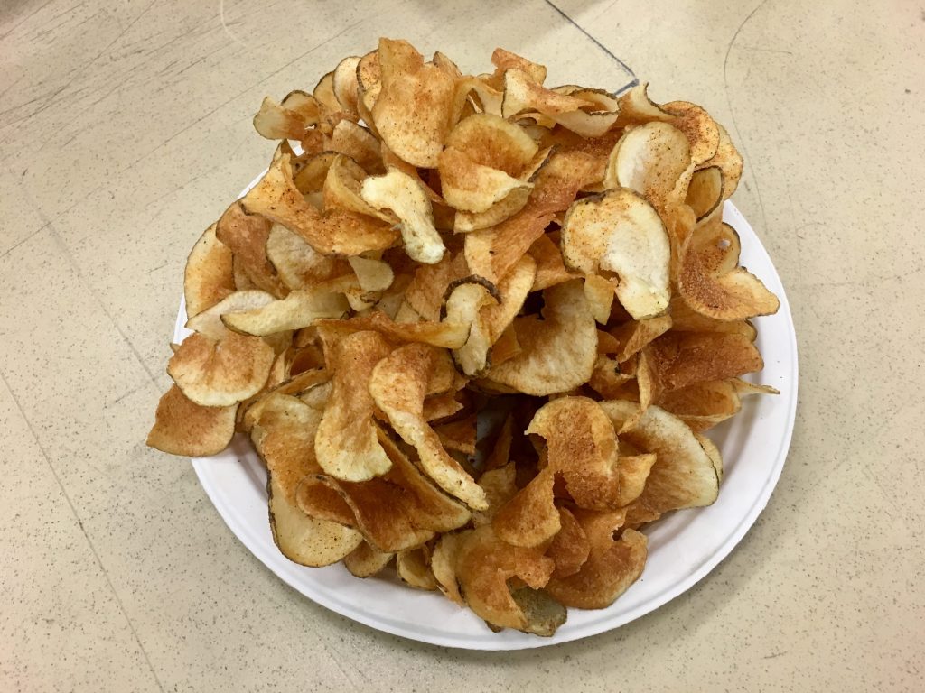 Old Bay potato chips: a carnival classic. 