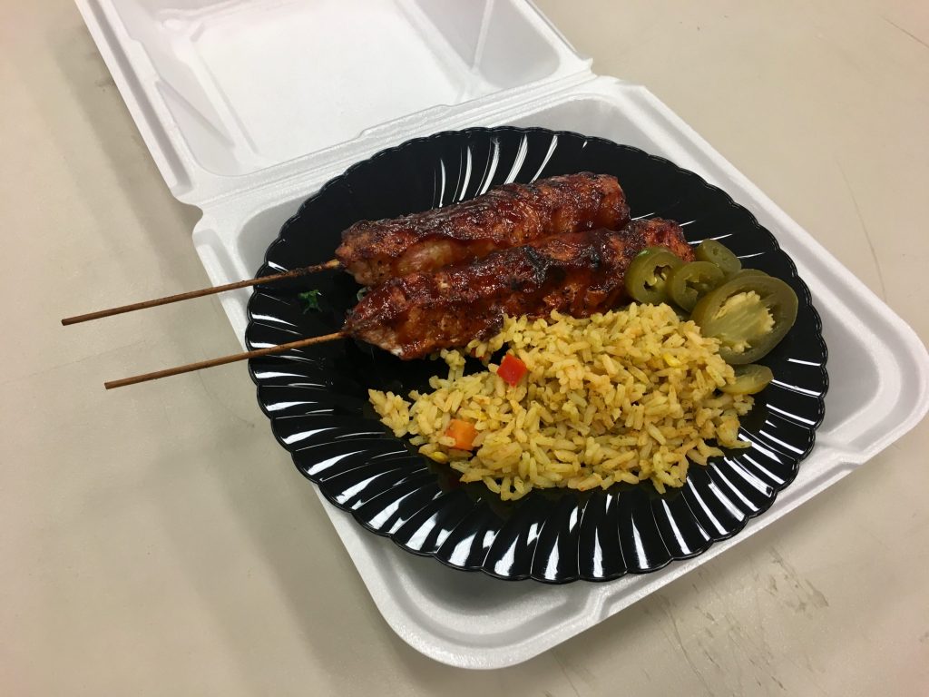 An entire category was devoted to food-on-a-stick. 