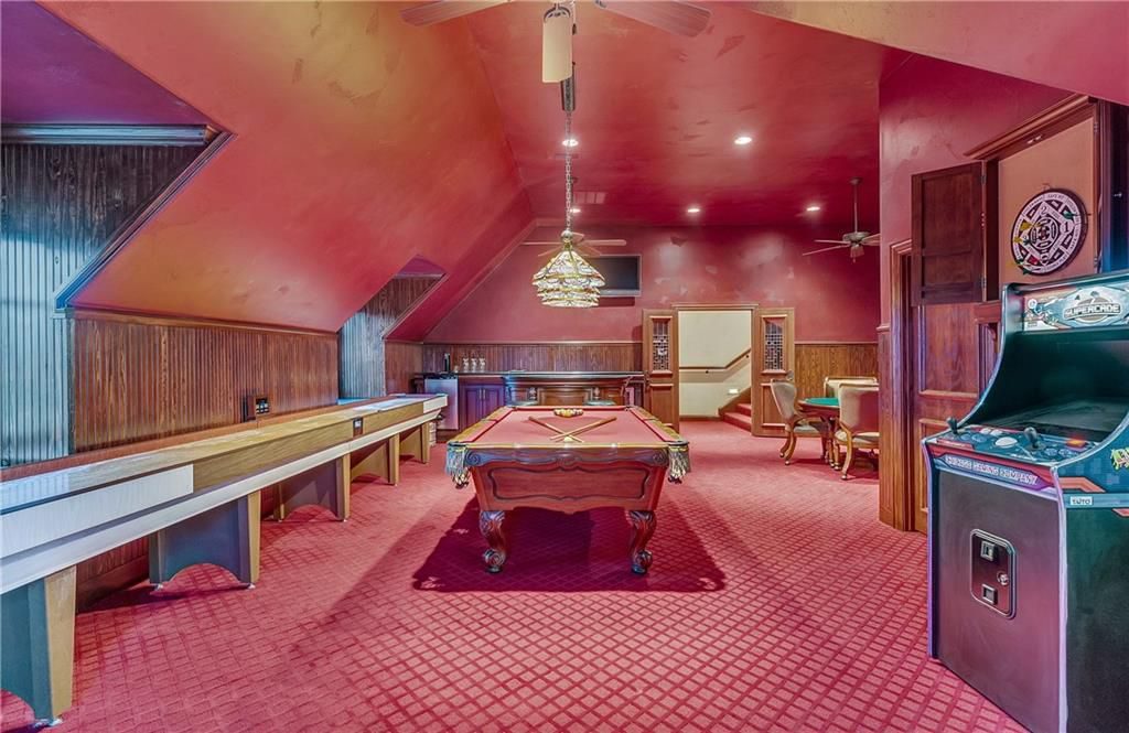 The media room, game room and craft room are perfect for entertaining.